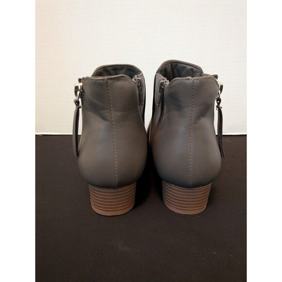 Croft & Barrow Size 9 Batterstone Boots Ankle Zip Up Gray - Picture 8 of 11